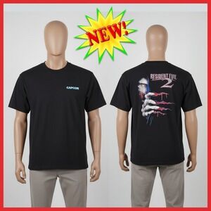 1998 Resident Evil 2 Capcom Shirt XL Vintage Hanes T Zombie Promo‎ Horror Tee